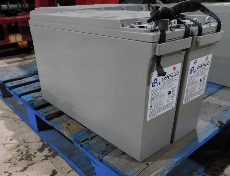 Two GS Ply 12V 185FT Batteries