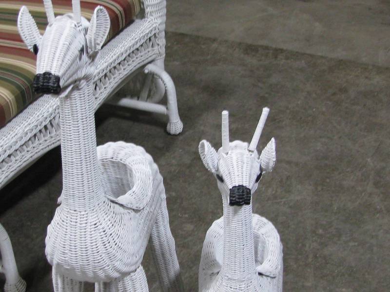 Wicker Plant Stands