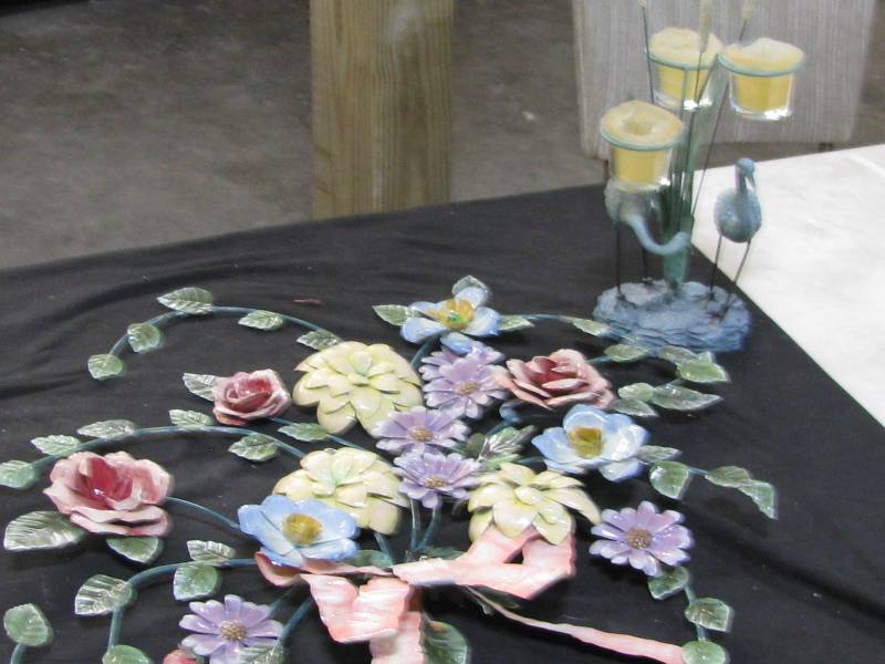 Candle Holder & Metal Wall Art