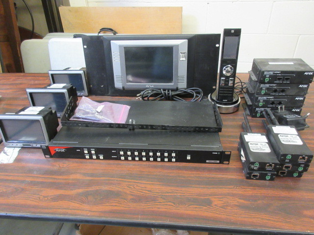 lot 601 image: AMX TOUCH SCREEN AV SYSTEM