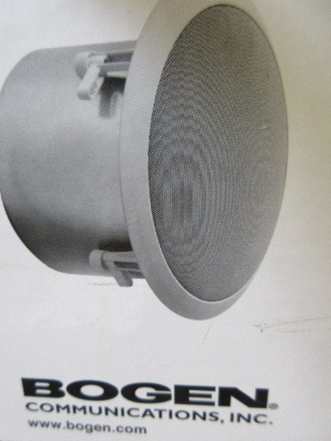 lot 607 image: NEW BOGEN COMMUNICATIONS CEILING SPEAKER
