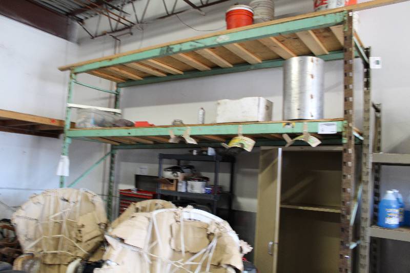 lot 9 image: Lot of (6) Pallet Racking - 2) Uprights, 4) Beams