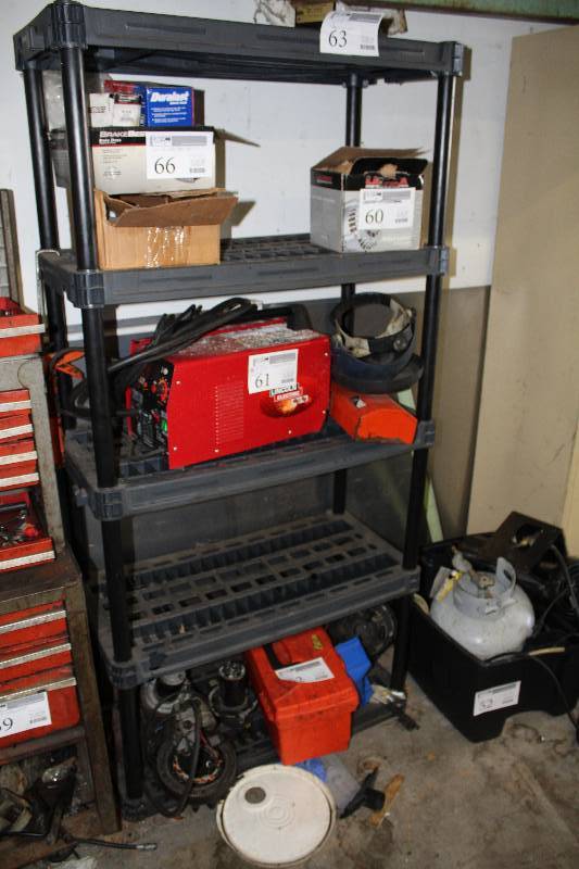 lot 63 image: 4-Shelf Shelving Rack