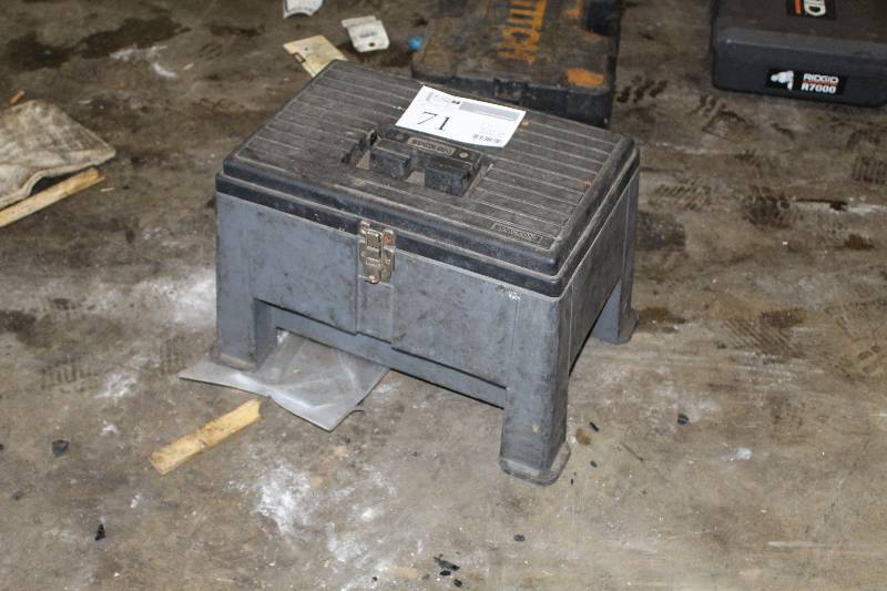 lot 71 image: Stool Tool Box