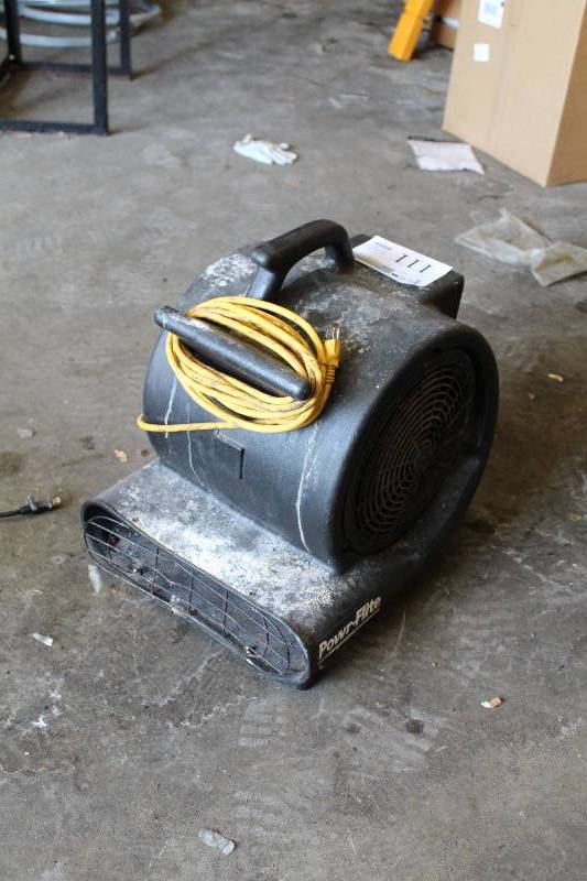 lot 111 image: Powr-Flite 3-Speed Blower Fan