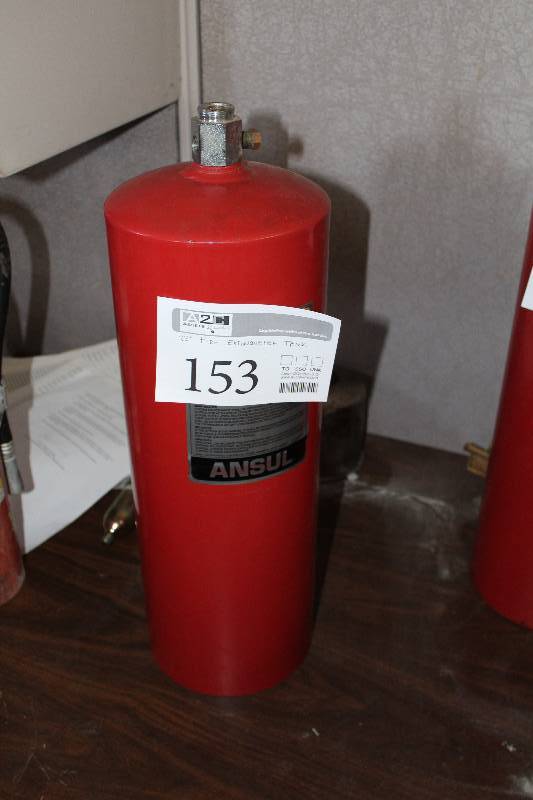 lot 153 image: Ansul R-102 3-Gallon Liquid Agent Restaurant Fire Suppression System