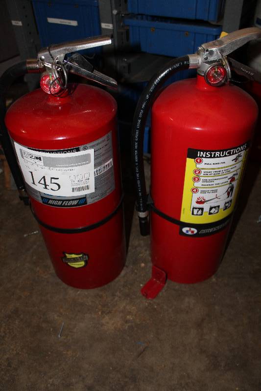 lot 145 image: Lot of (2) Dry Chemical Fire Extinguishers
