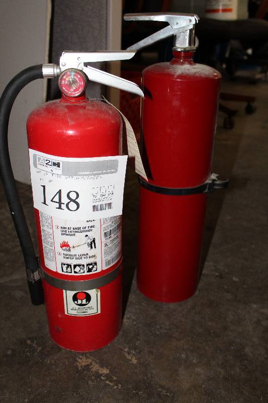 lot 148 image: Lot of (2) Dry Chemical Fire Extinguishers