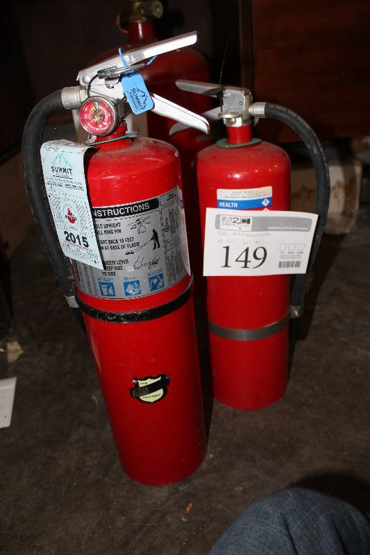 lot 149 image: Lot of (3) Dry Chemical Fire Extinguishers