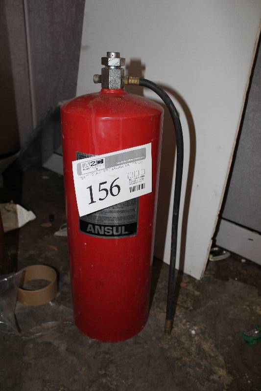 lot 156 image: Ansul R-102 3-Gallon Liquid Agent Restaurant Fire Suppression System