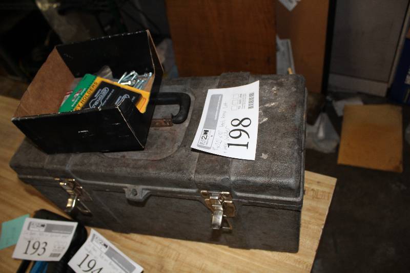 lot 198 image: Tool Box, Magnetic Key Holder