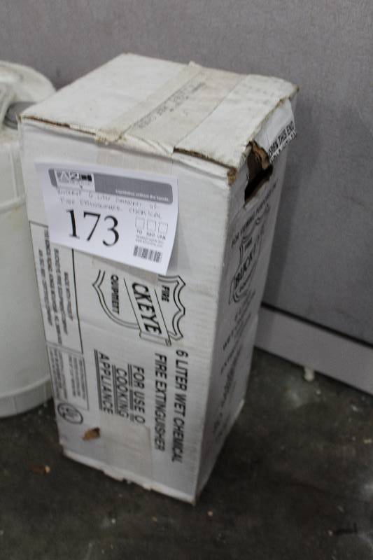 lot 173 image: Buckeye Stainless Steel 6-Liter Chemical Fire Extinguisher