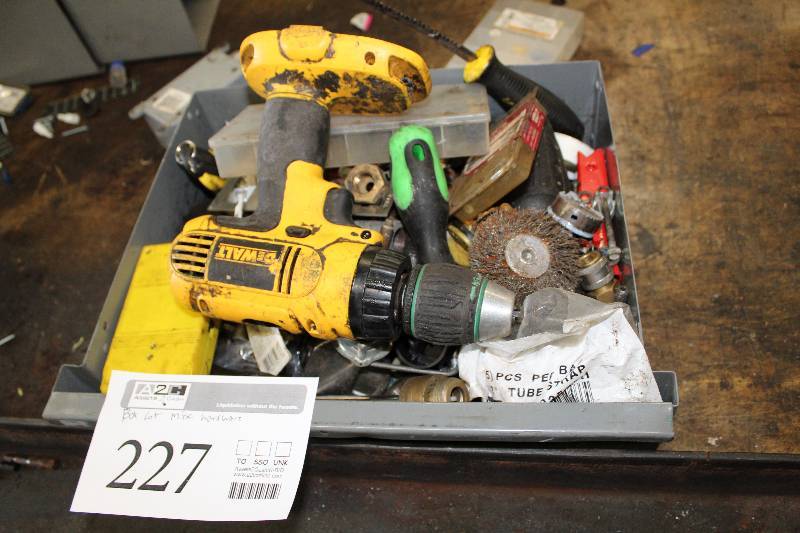 lot 227 image: Misc Hardware, DeWalt Cordless Drill Body