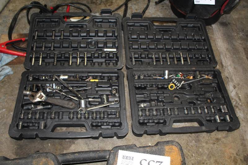 lot 238 image: Lot of (2) Stanley Socket Sets