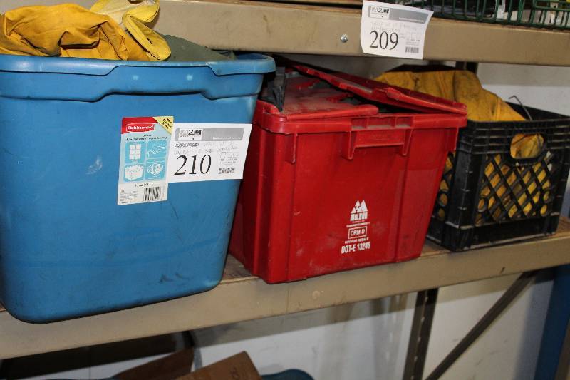 lot 210 image: Coveralls, Misc Hardware, Pump Saver