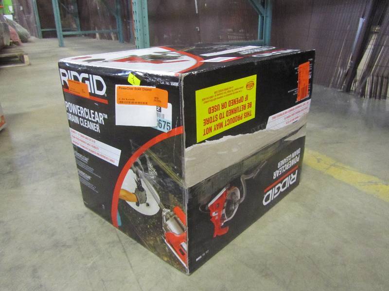lot 44 image: RIDGID PowerClear Drain Cleaner