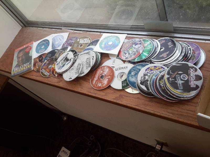 lot 34 image: Lot of DVDCDs and cases as pictured.. Load this software
