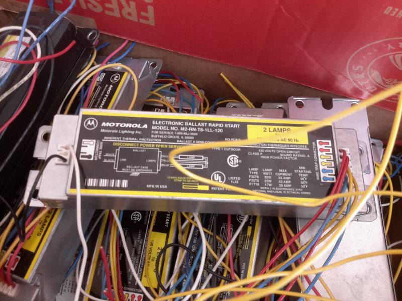 lot 62 image: 2 different types of Ballasts