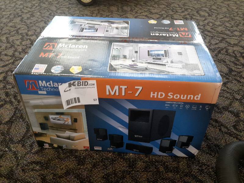 lot 57 image: MT 7 HD Sound system..NEW IN BOX