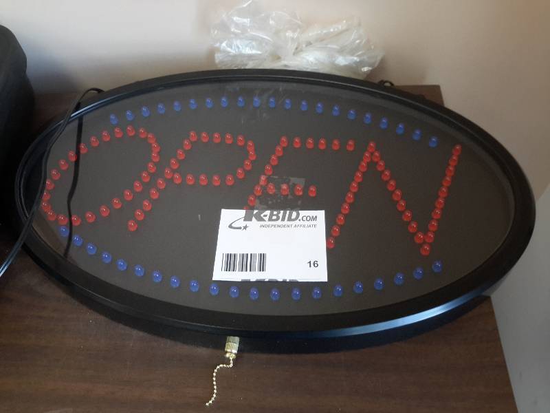lot 16 image: Open Sign.. Works well