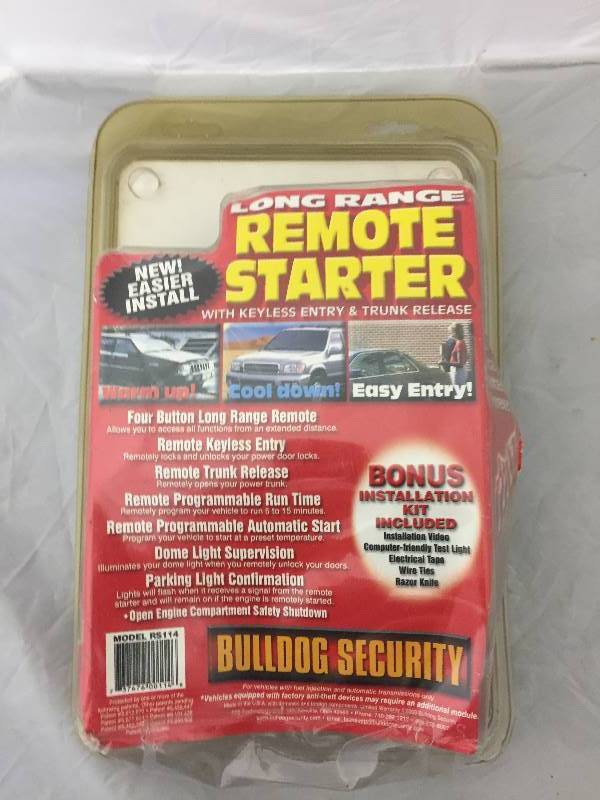 lot 26 image: Long Range Remote Starter w Remote