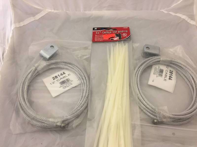 lot 110 image: Cables & Cable Ties - New