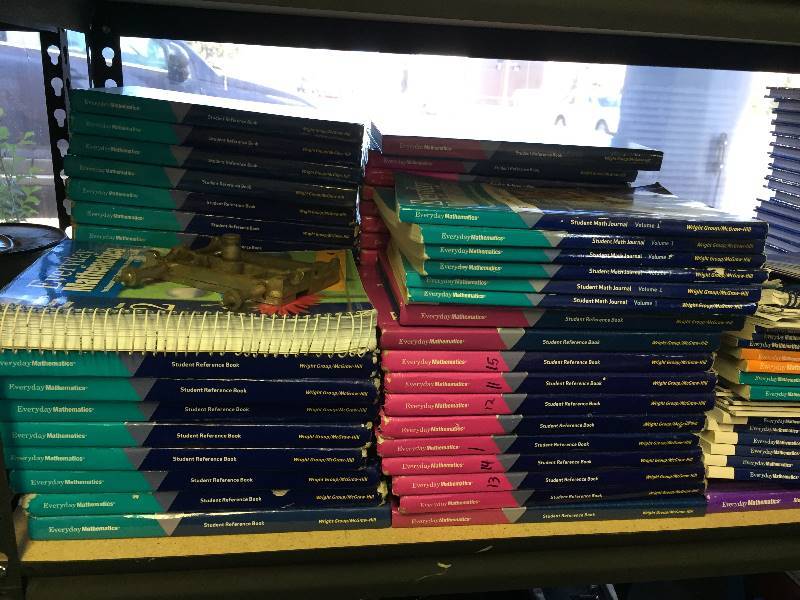 lot 158 image: Everyday Mathematics Gr 1-6 Student Texts & Classroom Kits