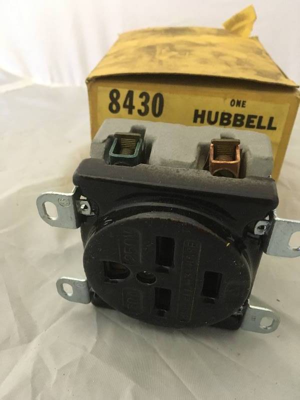 lot 123 image: Hubbell 8430A Receptacle