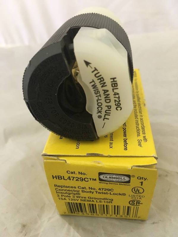 lot 128 image: Hubbell HBL4729C Connector