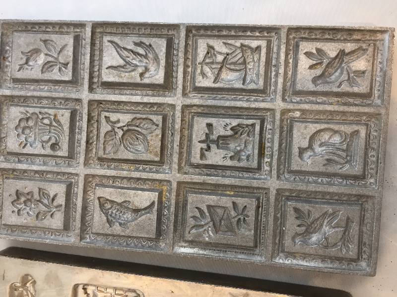 lot 176 image: Metal Candy Molds