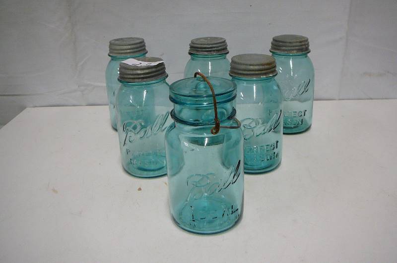 Blue Ball QT Jars