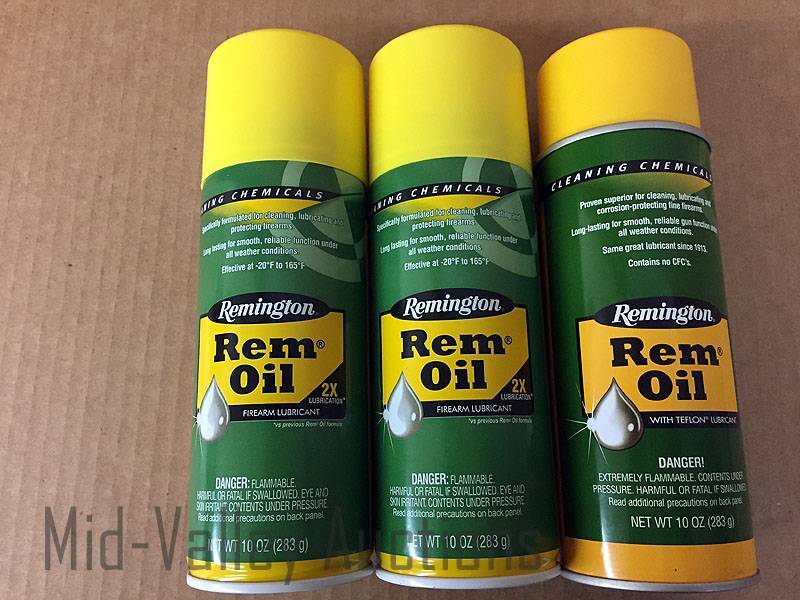 lot 425 image: 3 Cans Remington Firearm Lubricant