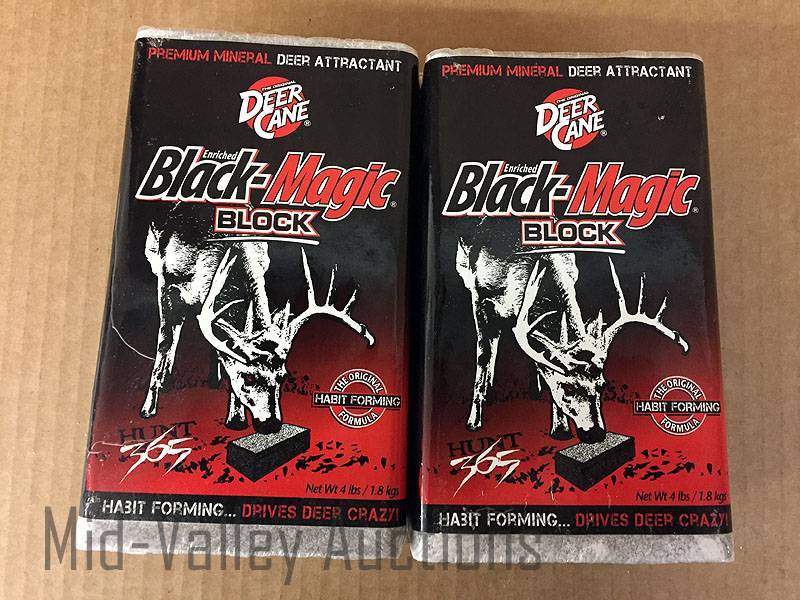 lot 435 image: Black-Magic Deer Cane Blocks