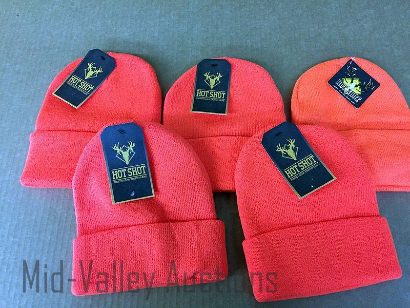 lot 446 image: Blaze Orange Stocking Caps