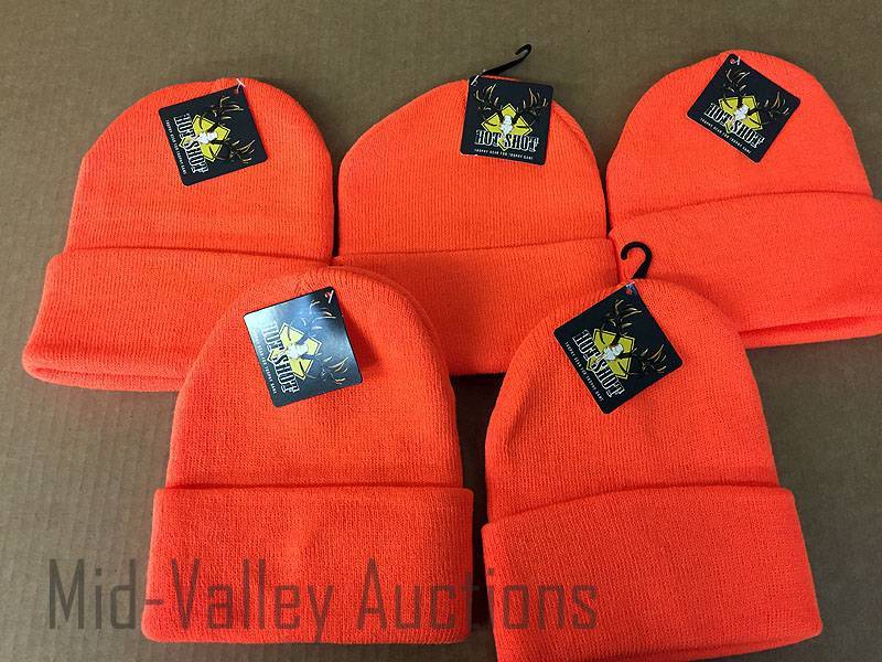 lot 445 image: Blaze Orange Stocking Caps