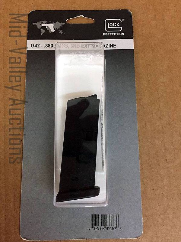 lot 474 image: G42 - 380 Auto, 6 Round Ext Magazine