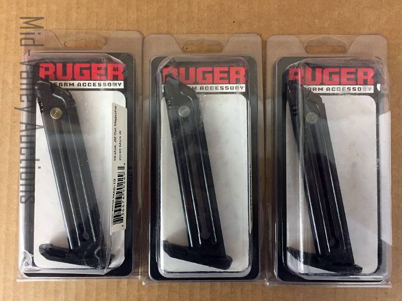lot 483 image: 4 - Ruger .22 Cal Magazine 10 Shot