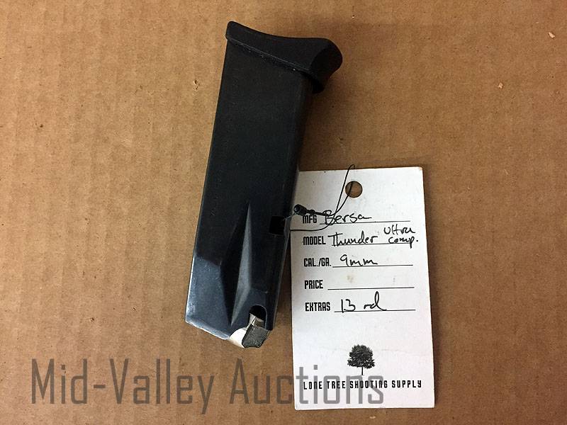 lot 562 image: Bersa Thunder 9MM 13 Round Magazine