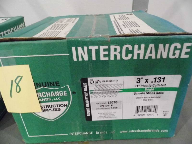 New Interchange Smooth Shank Nails