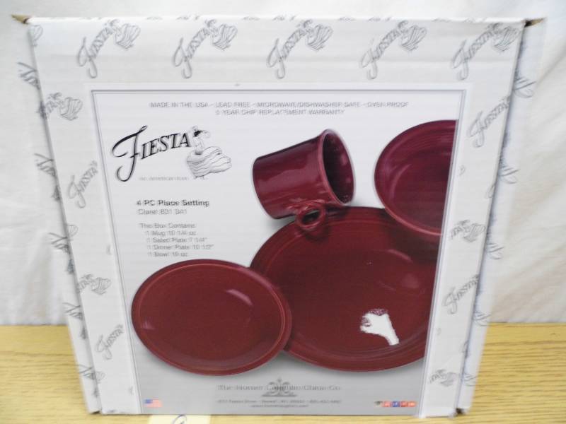 lot 9 image: Fiesta 4 Piece Place Setting