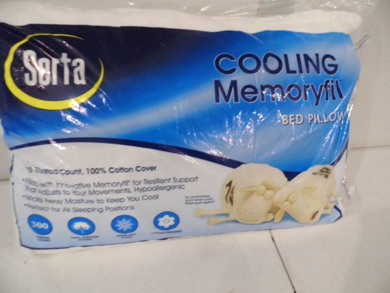 lot 15 image: Serta Cooling Memoryfill Pillow