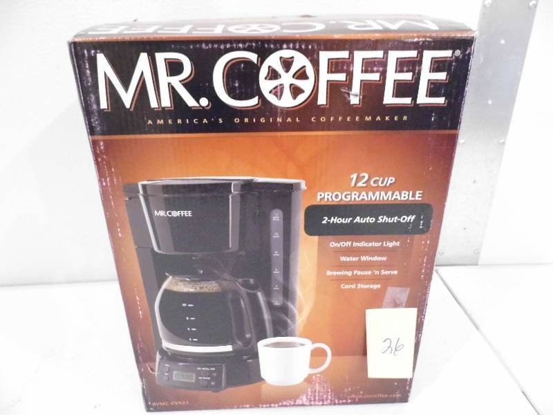 lot 26 image: Mr Coffee