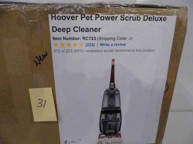 lot 31 image: New Hoover Pet Power Scrubber