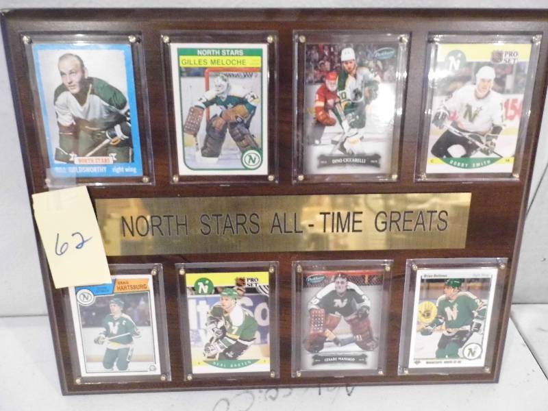 lot 62 image: North Stars All Time Greats Hockey Cards