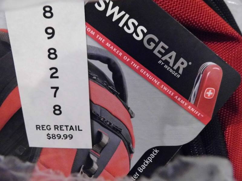 lot 63 image: Swiss Gear Computer Backpack