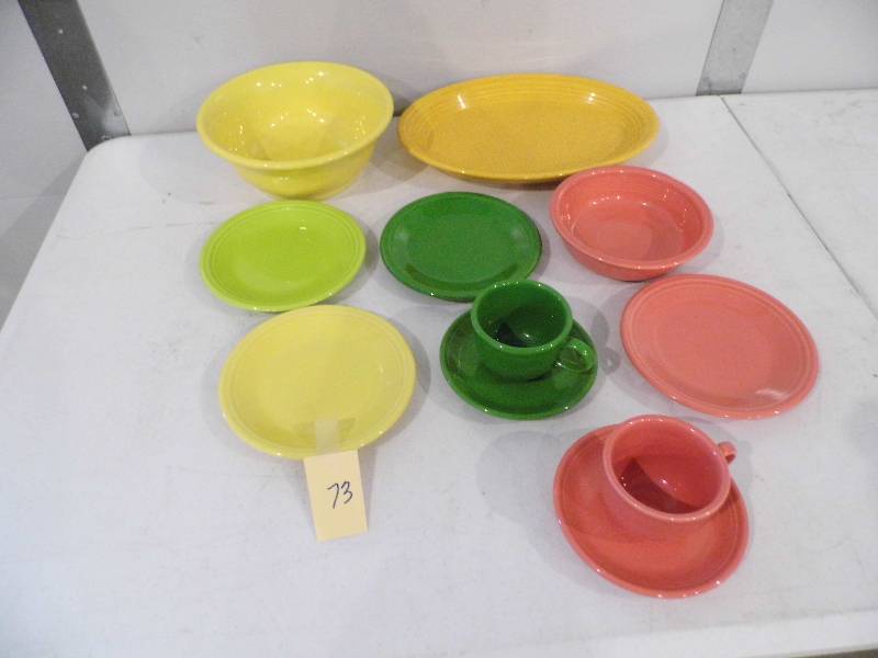 lot 73 image: Assorted Fiesta Dishes