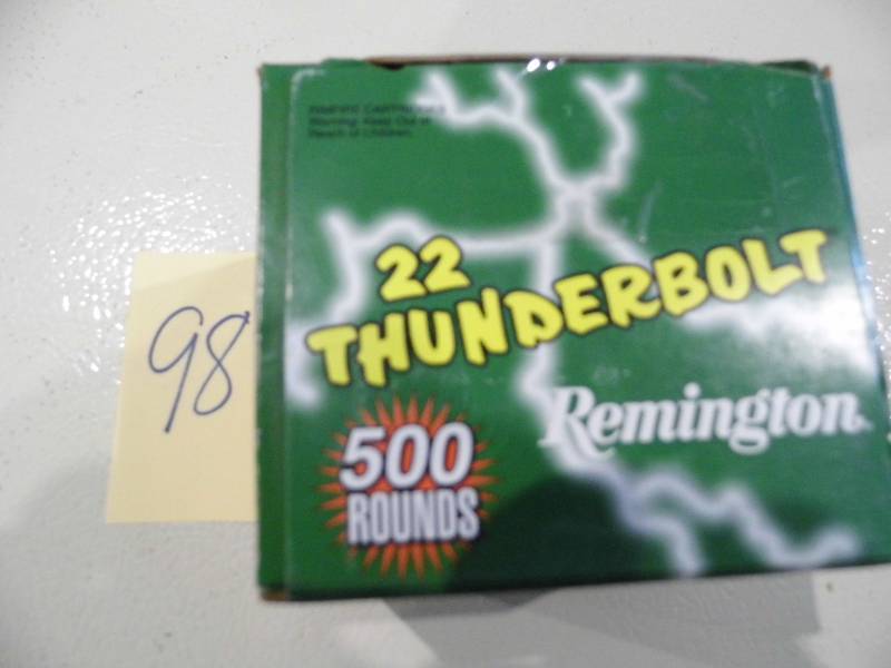 lot 98 image: Remmington 22 Ammunition