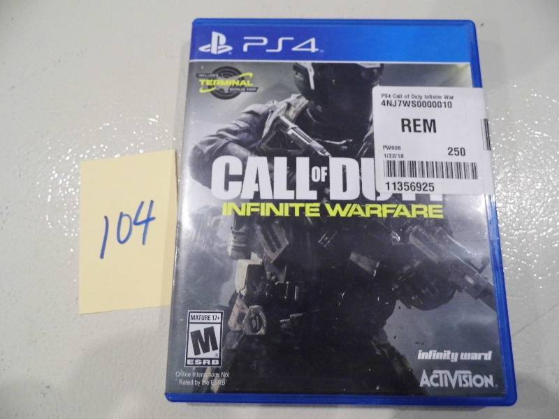 lot 104 image: PS4 Call of Duty