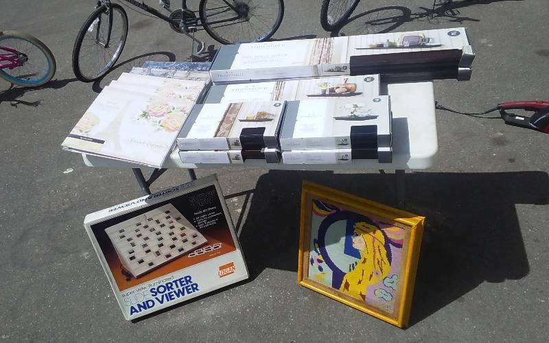 lot 10 image: Lot Of Assorted New Floating Wall Shelves & Scrap Books
