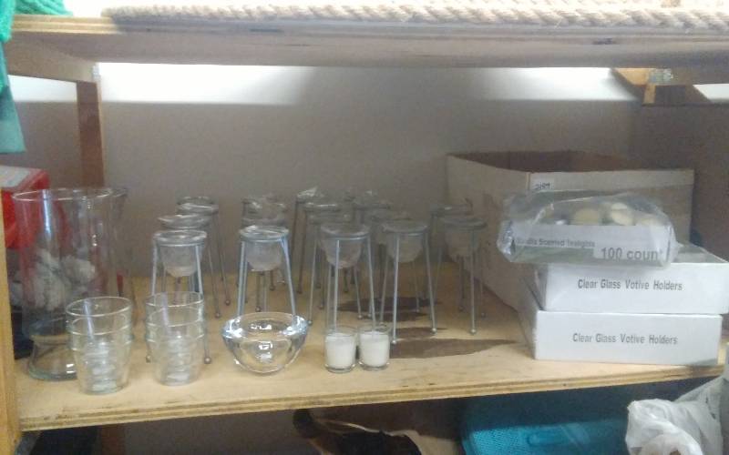 lot 50 image: Large Lot Of Candles & Candle Holders  Perfect For PartyShowerWedding Centerpieces